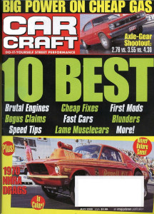 CAR CRAFT 2000 JULY - SUPER BEE, '70 WINTERNATIONALS